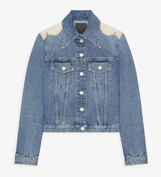 Givenchy Back Details Denim Jacket